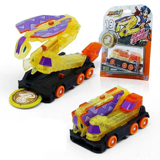 

Newest Burst Speed Screechers Wild Deformation Car Action Figures Multiple Chip Wafer 360 Transformation Toys For Children Gift