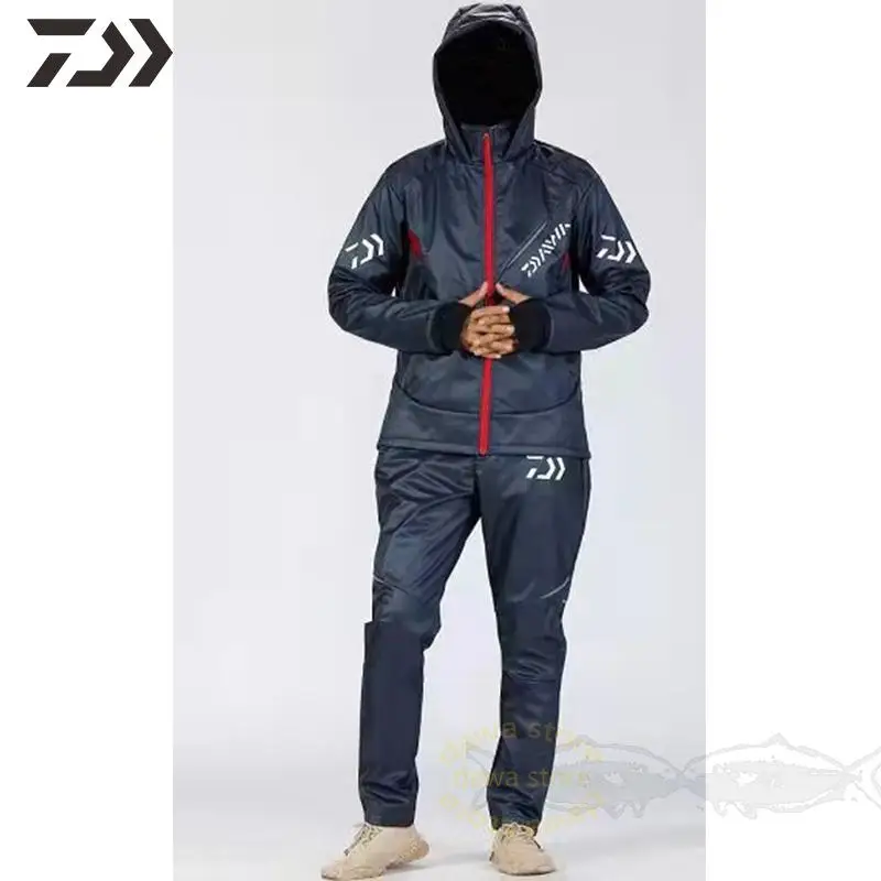 

Daiwa Fishing Suit Waterproof Fishing Clothes Men Fishing Pants Outdoor Breathable Sports Jacket Fishing Clothing Cycling