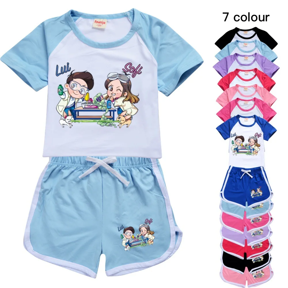 

Boy Clothing Set Me Contro Te School Boys Sport Clothes 3 Years Wholesale Clothing Little Kids Summer Nightgown Girls Tops Sets