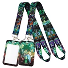 LT1249 ужасный игровой шнурок с лицом Салли для ключей, цепочка для идентификационной Карты, Обложка для школьного знака, брелок для ключей, аксессуары