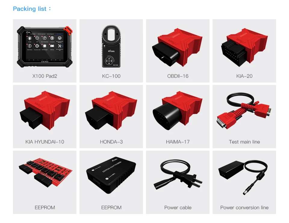 3 шт. X100 PAD2 Pro Профессиональный OBD2 автомобильный диагностический инструмент с ключом программист для VW 4th 5th иммобилайзер и регулировка одометра