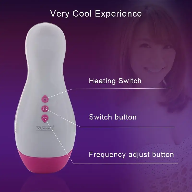 Интеллектуальный нагревательный мастурбатор Реалистичная секс-машина для минет