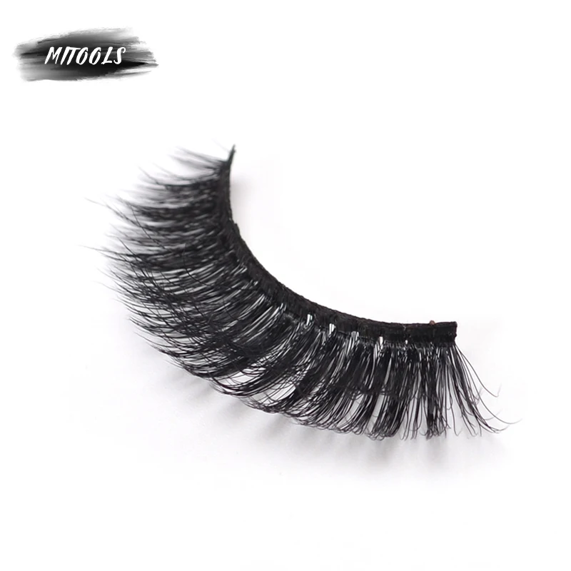 MITOOLS 1 пара натуральные накладные ресницы длинные для макияжа 3d норковые