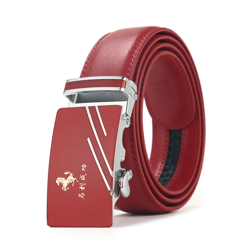 Ремень мужской длинный под джинсы с автоматической пряжкой 110-130 | Аксессуары для