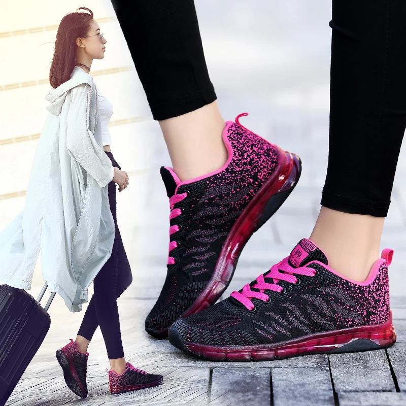 Кроссовки женская дышащая повседневная обувь zapatos de mujer moda 2019 на платформе