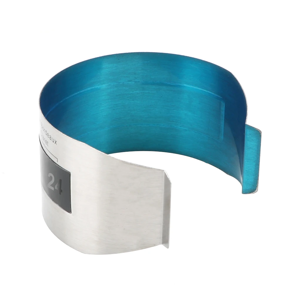 

LCD Display Serving Party Checker Red Wine Temperature Sensor Bottle Wine Thermometer Stainless Steel Bracelet Thermometer