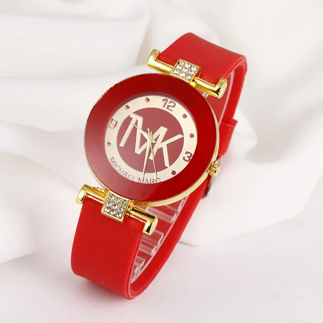 

Fashion Brand 2021 New Casual Quartz Watch Women Crystal Silicone Watches Wrist Watch Gift Hot Sale montre homme Reloj Mujer