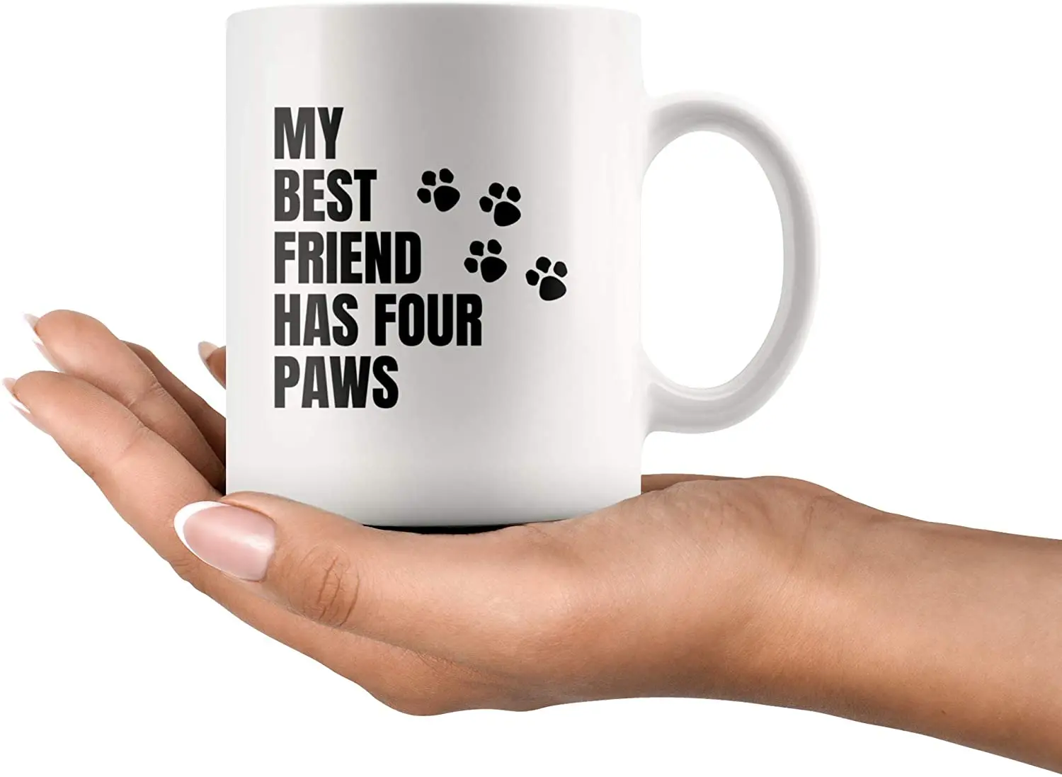 Кофейная кружка My Best Friend с четырьмя лапами 11 унций подарки для мамы кошкой я люблю