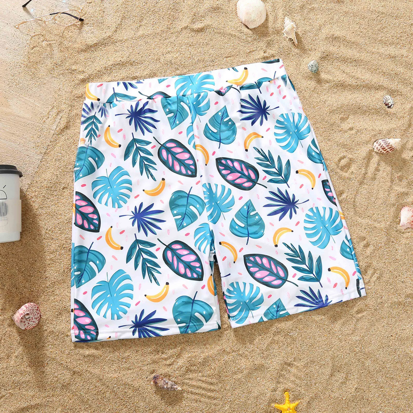 Детский Эластичный пляжный купальник для маленьких мальчиков плавки шорты