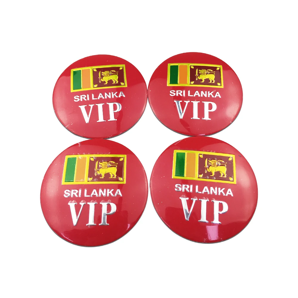 Флаг Шри Ланки эмблема значок колпачки на ступицу колеса автомобиля наклейка для