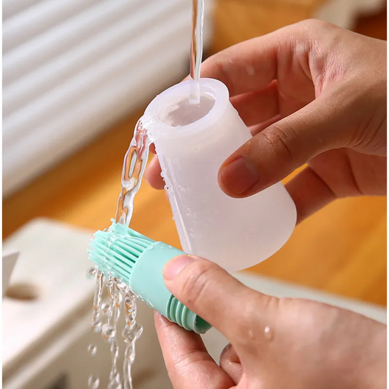 

High Temperature Resistant Silicone Bottle Brush Barbecue Brush Oil Brush Household Baking Oil Brush Pancake Brush Oil Tool