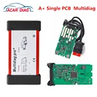 Диагностический Инструмент TCS Multidiag Por MVDiag с бесплатным генератором ключей, лучший одноплатный сканер OBD2 для автомобилягрузовика