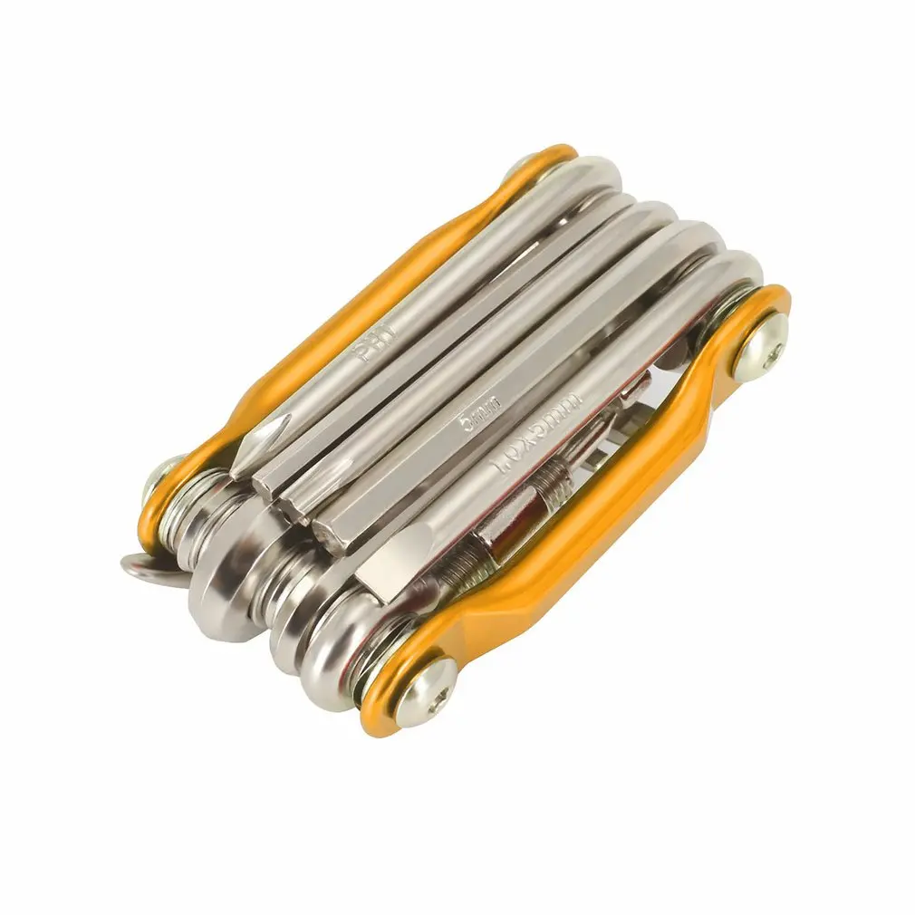 

Хит, новейший прочный товар, набор многофункциональных комбинированных ключей для велосипеда, хорошее качество изготовления, инструмент д...