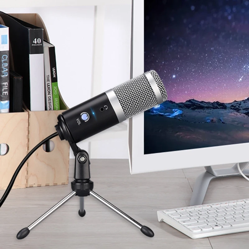 

Professional USB Condenser Microphone for Youtube Podcast Recording Instrument