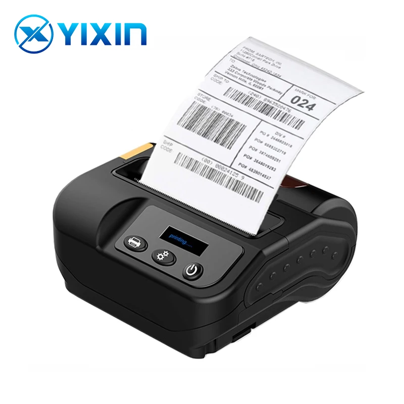 

Горячая Распродажа 80 мм Мини Handland Портативный Термальный чековый Bluetooth Usb-принтер Беспроводная доставка принтер этикеток для коммерческих ...