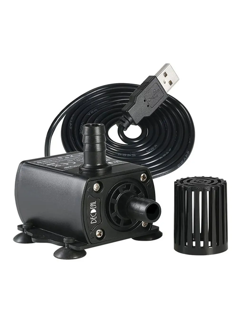 

QR50A Ultra-quiet Mini Brushless USB Water Pump H Lift 300cm Submersible Fountain Aquarium Circulator High Performance Low Noise