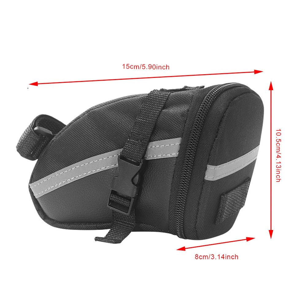 

NEW 2021 Bicycle Tail Bag Car Seat Bag Mountain Bike Seat Cushion Bag Rear Seat Bag Glue-Free Tire Repair Combination Tool Set