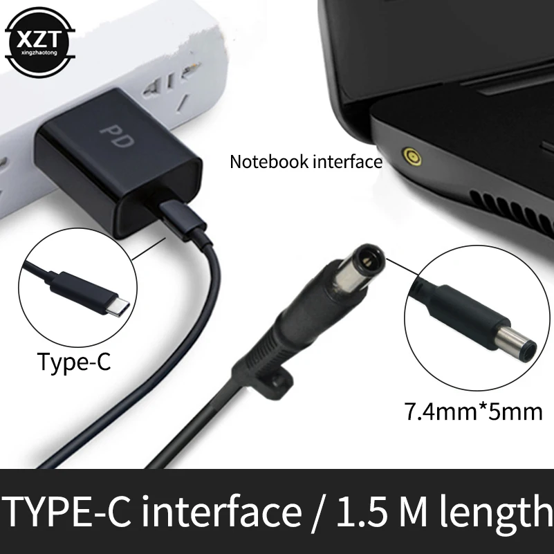 USB 3.1 Type C Male to DC 5.5X2.5mm Power Charge Adapter Connector Extension Cable for Laptop PC (Type c 5.52.5 Male) | Компьютеры и