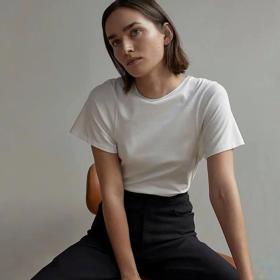 

2021 spring and autumn new high quality women's casual T-shirt