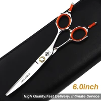 6 inch pet grooming scissors set straight cut teeth teddy dog scissors japan 440c haircut care and styling tools