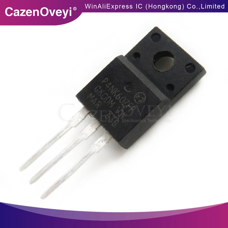 

10pcs/lot STP4NK60ZFP P4NK60ZFP 4N60 TO-220F In Stock