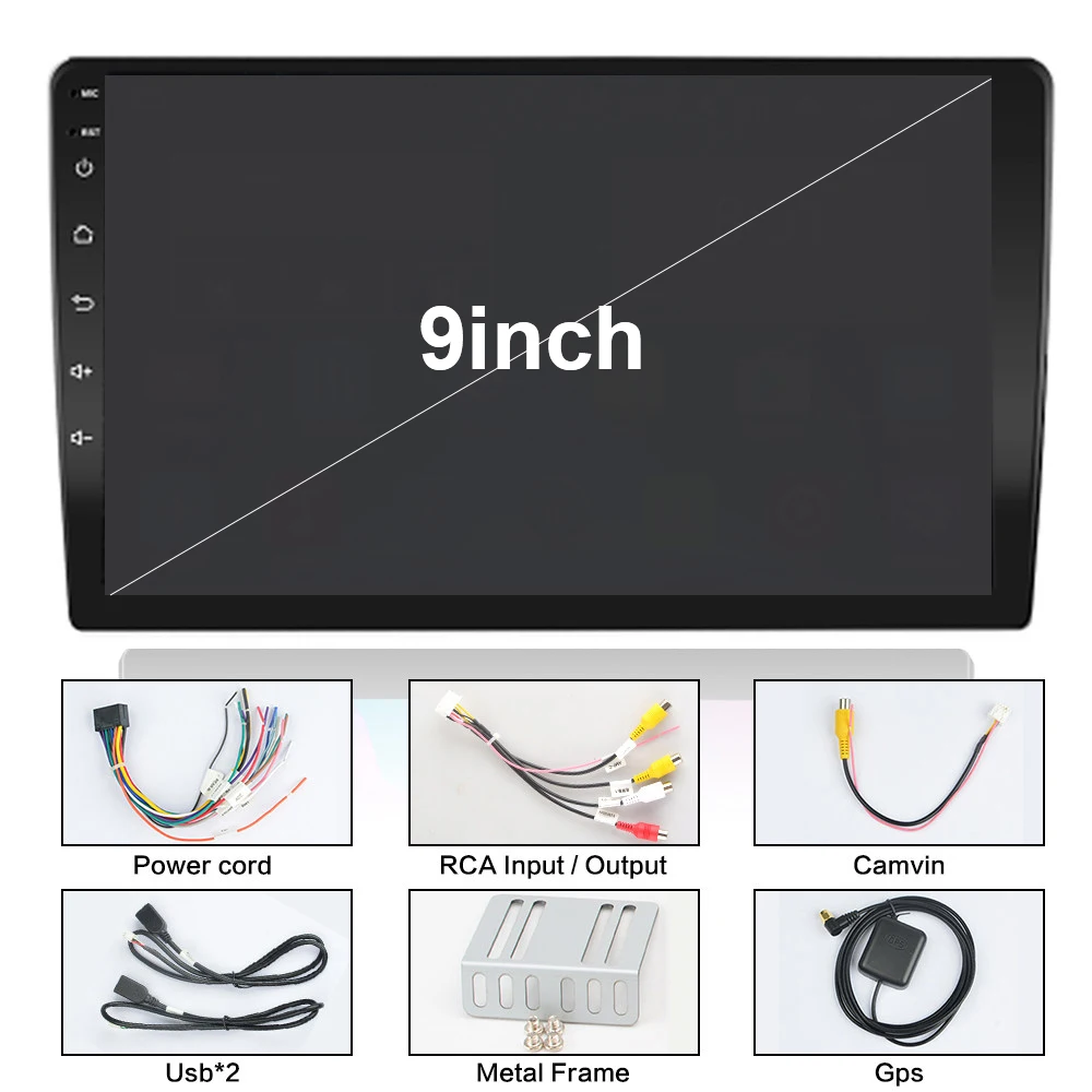 Автомагнитола DSP 15EQ мультимедийный плеер на Android с 7 &quot 9&quot 10 &quotэкраном GPS Wi-Fi 1 ГБ