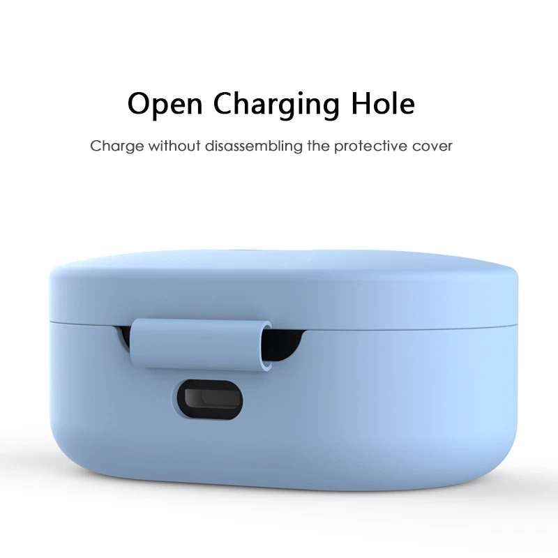 Силиконовый чехол для наушников Xiaomi MI Redmi AirDots защитный TWS Bluetooth наушники