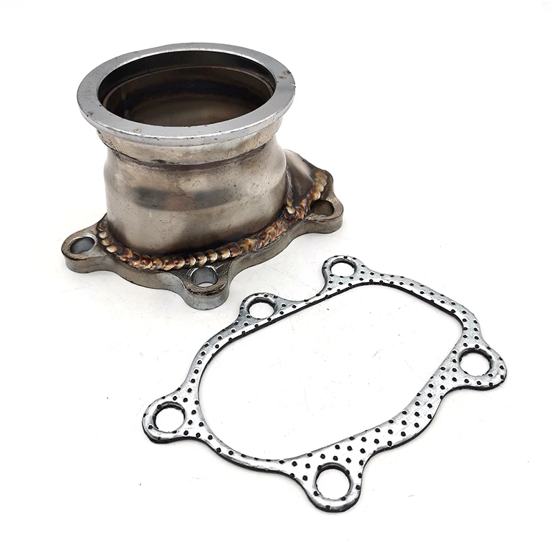 

5 bolt to 2.5" 63mm Turbo Downpipe V band Flange Adapter Stainless steel For GT25 GT28 T25 T28