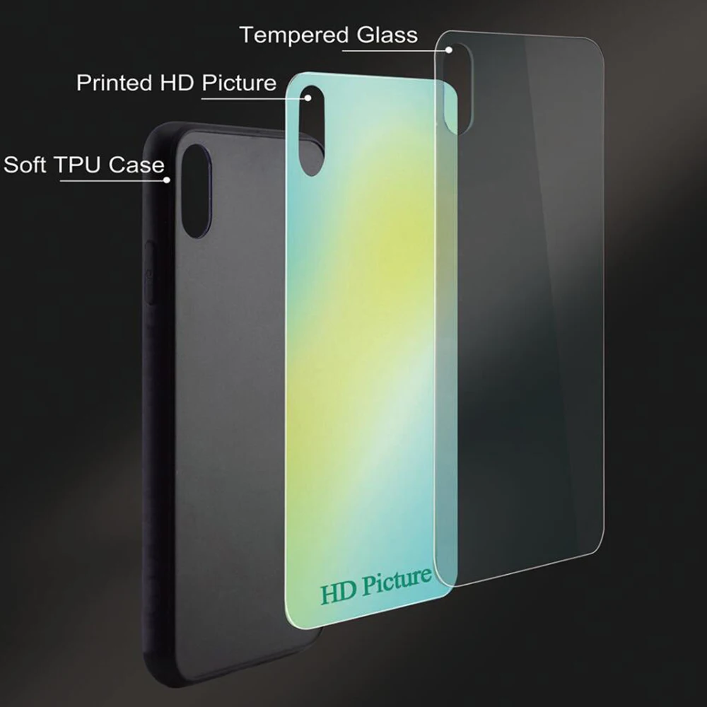 Незакрытый чехол для телефона Ван ибо Сяо Чжань iPhone X 6 6S XR Xs Max 8 Plus 7 5S 5 SE закаленное