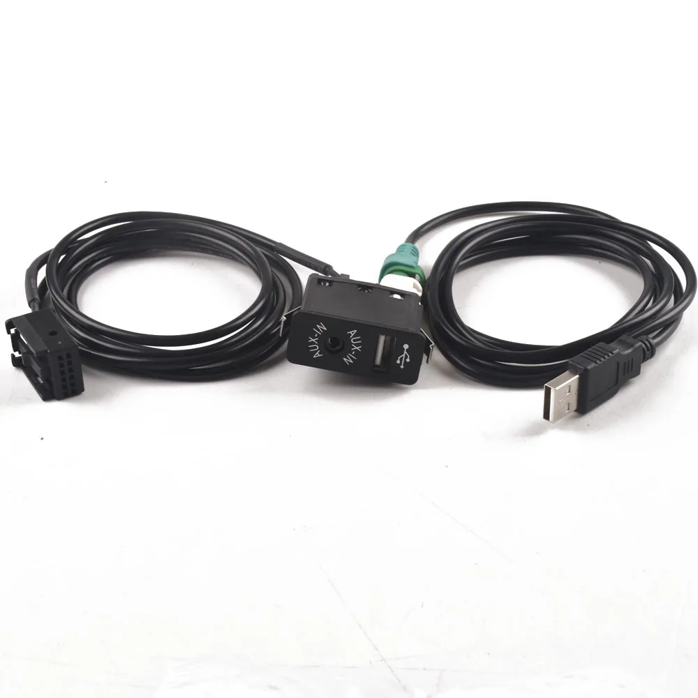 USB Aux переключатель + проводной кабель адаптер 12PIN для BMW E85 E86 Z4 E83 X3 MINI COOPER |