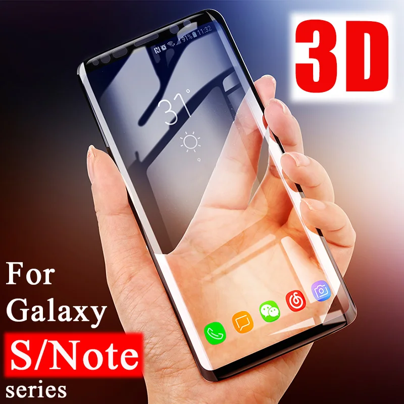 Защитное стекло закаленное для samsung galaxy s10 s8 s9 plus 10 s s10plus 10plus note S 8 9|Защитные стёкла