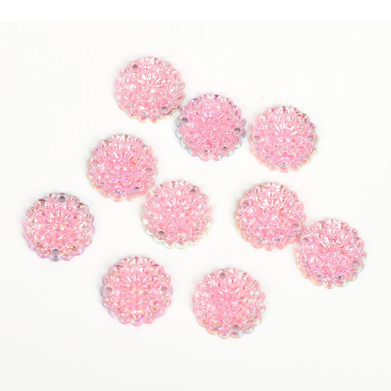 50 шт. микс цветов хризантемы из каучука 16 мм |