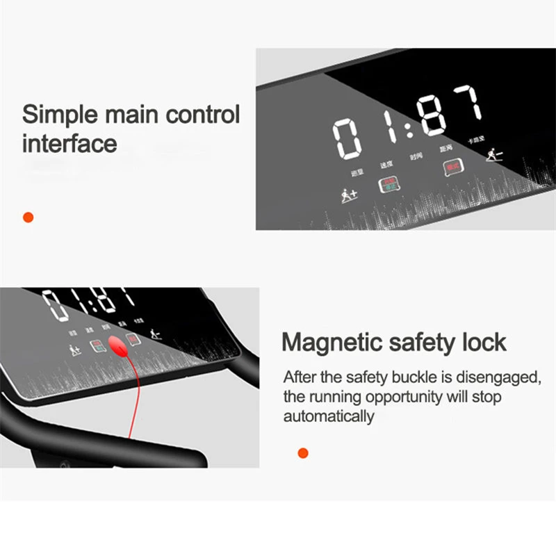 Многофункциональная Складная мини домашняя беговая дорожка для фитнеса