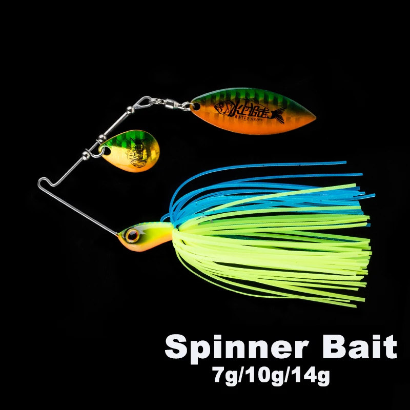 

1pcs Spinner Bait 7g/10g/14g Metal Lure Hard Fishing Lure Spinner Lure Spinnerbait Pike Swivel Fish Tackle Wobbler Fishing