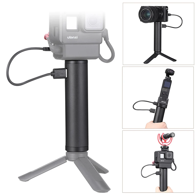 Портативная рукоятка Ulanzi для экшн камеры Gopro 8 7 Osmo 6800 мАч карманная ручка Vlog