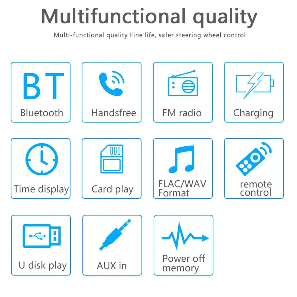 Автомобильное радио с сенсорным экраном автомагнитола Bluetooth fm-передатчик
