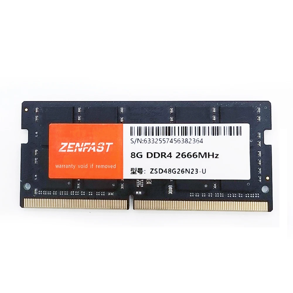 Zenfast memoria Ram DDR4 8GB 4GB 16GB 32GB 2666mhz sodimm ноутбук высокопроизводительная память