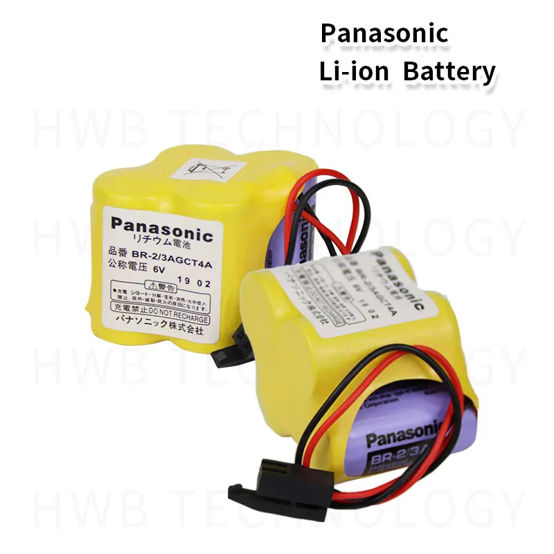 2X Горячее предложение BR 2/3AGCT4A 6 v батарея PLC литий ионные аккумуляторы с черным