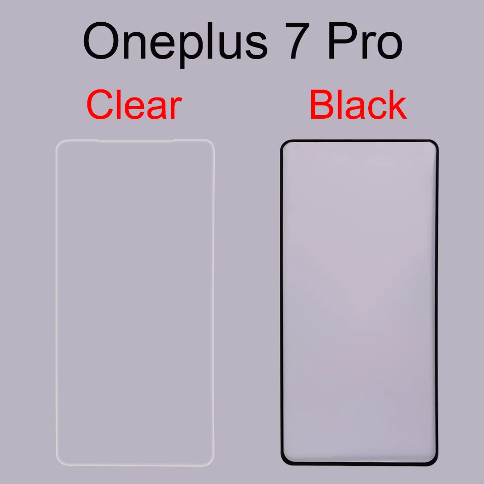6D закаленное стекло для Oneplus 7t 7 pro 6T 6 5T полное покрытие Защитное Pro 6t 5 Защитная