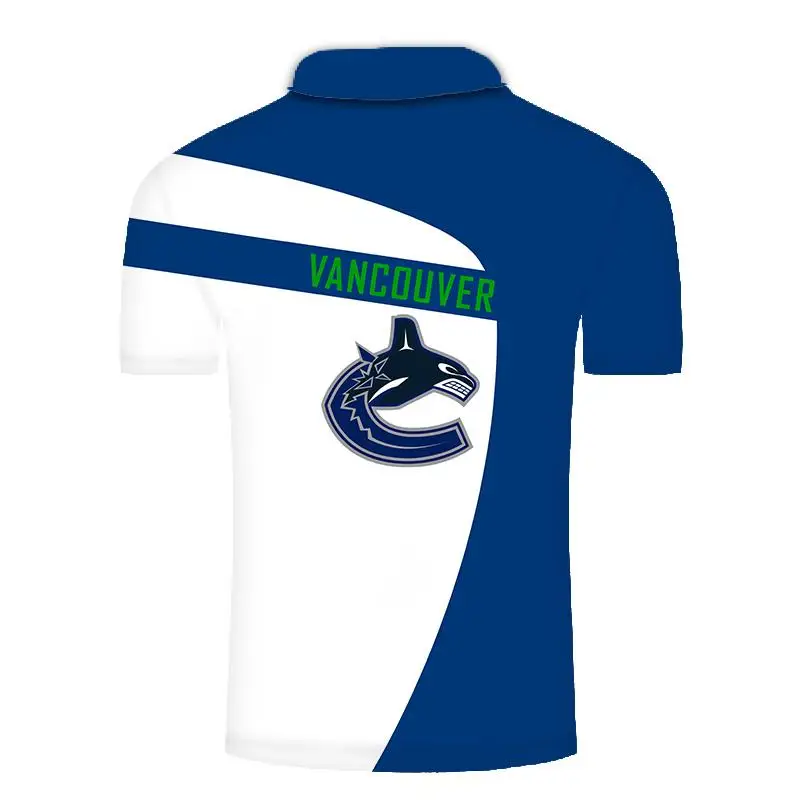 

CANUCKS-2020 hot new summer t shirt man Short Sleeve T-Shirt 3D Printed T-Shirt Tops Men Women hip hop T-shirt men clothing