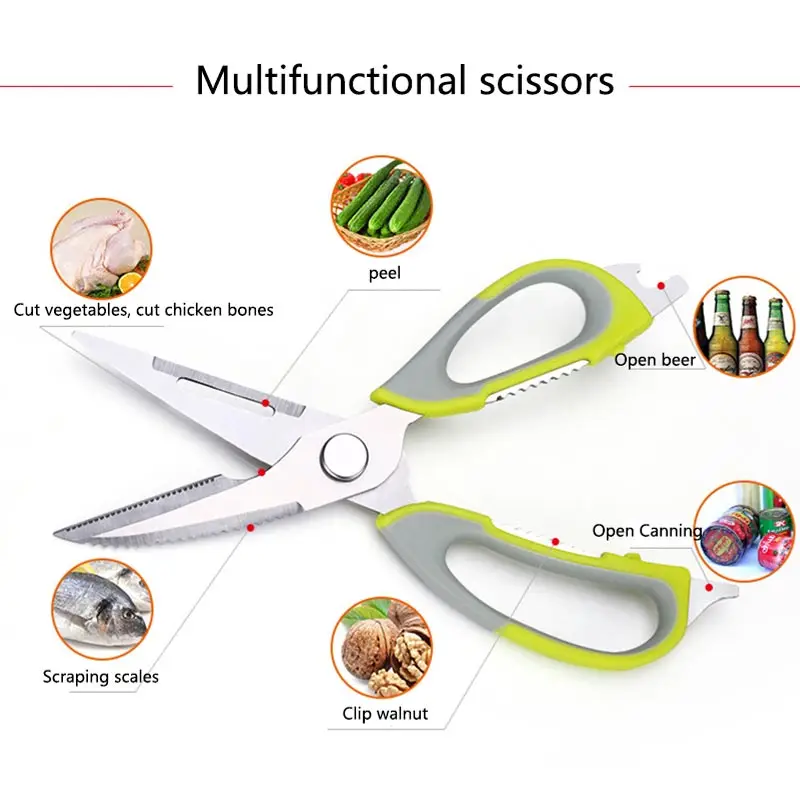 Многофункциональные ножницы для резки курицы кости утка рыба мясо овощи