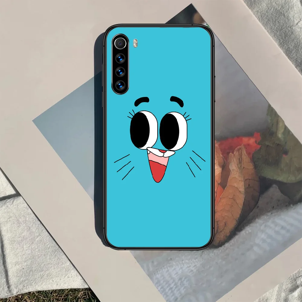 

Gumball and darwin Phone Case For XIAOMI Redmi Note 5 7 8 T 9 6A 7A 8A 9S K 20 30 Pro black Bumper Soft Cell Luxury Waterproof