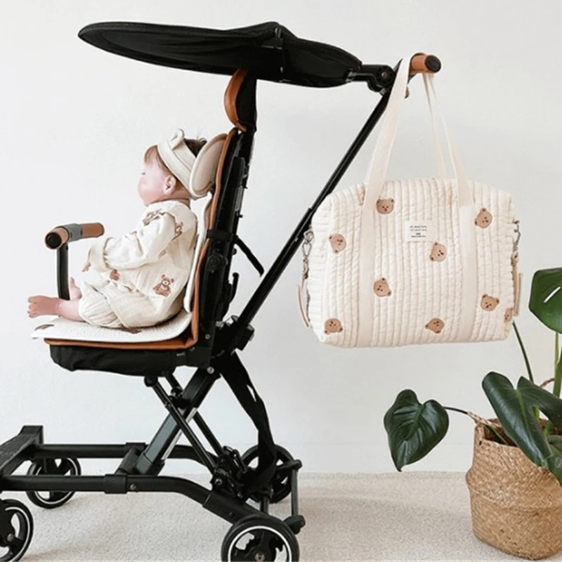 

Stroller Diaper Bags for Babies Bear Mommy Infant Car Maternity Nappy Storage Baby Bag Newborn Shoulder Bag Mother Kids Bebe