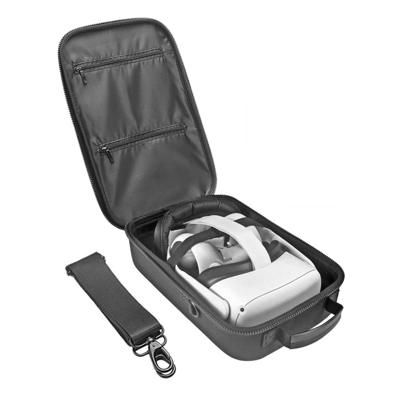 

Жесткий чехол из ЭВА, защитный чехол, сумка для хранения, переносной чехол для Oculus Quest 2 VR, стекло и аксессуары