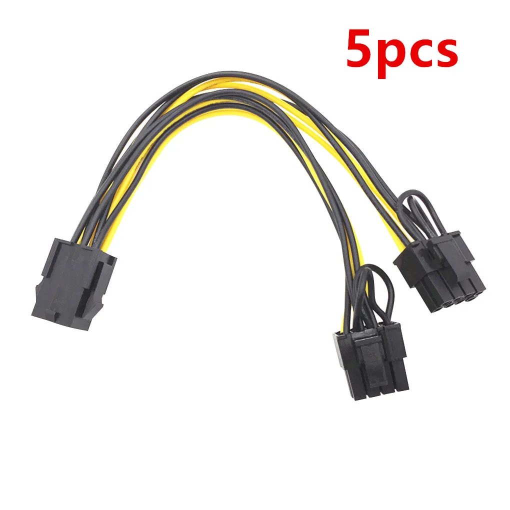 5/6 шт. 6 контактныйб PCI e на 8 Pin (6 + 2) разъем pci е (кабель со штыревыми соединителями