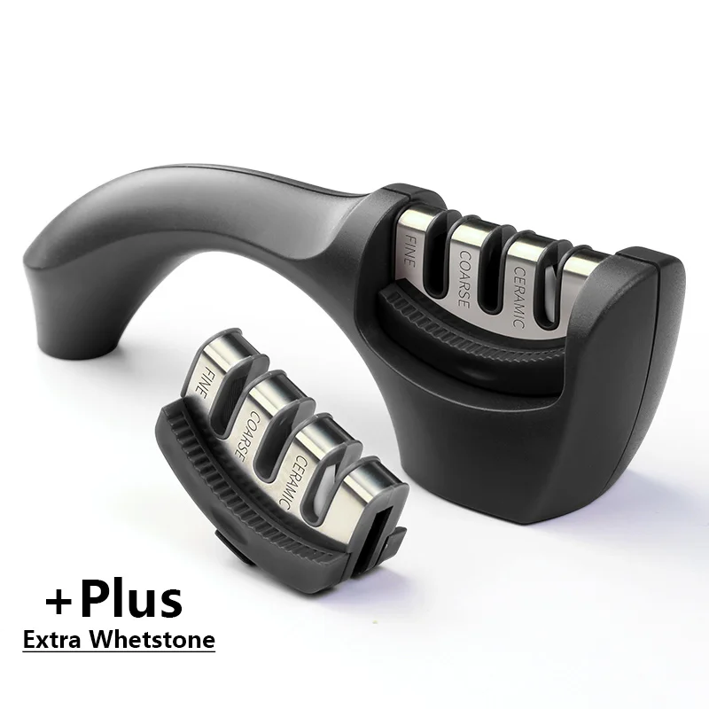 AMINNO Профессиональная точилка для ножей Грубая и точная заточка 3 ступени