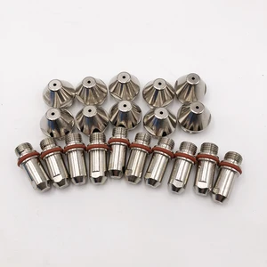 20 штук A200A электрод и 20 штук насадка для FY-A160 FY-A200H FY-A200 FY-200 FY-A200C LGK-200 200A с водяным охлаждением резки фонарь