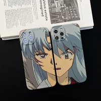 japan manga inuyasha sesshoumaru phone case for iphone 13 12 11 pro xs max x xr 7 8 plus cute cartoon soft silicone cover fundas