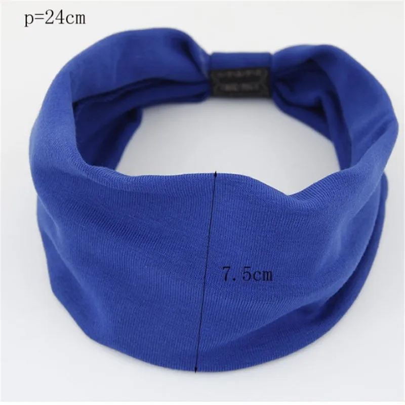 Повязка для волос в Корейском стиле женская хлопковый Повседневный бант лица