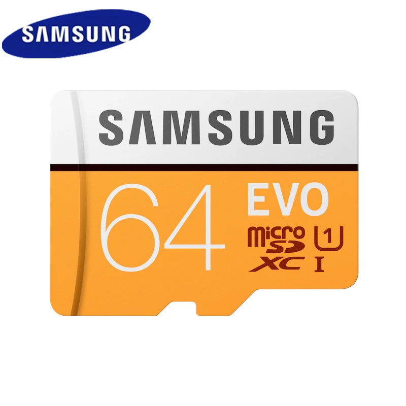 Карта памяти MicroSD Samsung EVO micro SD card 64 г 128 256G Class10 флэш карта C10 UHS I U1 / U3 4K TF карты|Карты